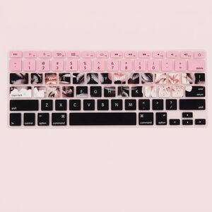 NWT MacBook‎ Air Pink Floral Keyboard Protector